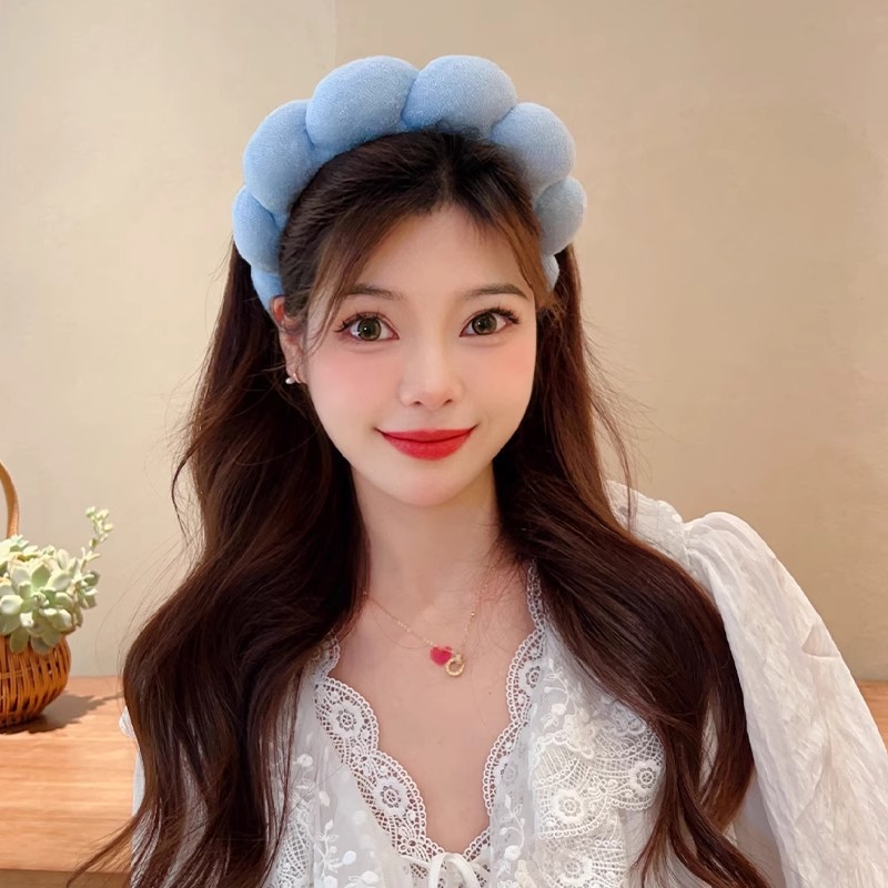 Retro Puffy Hair Band Sponge H - Beauty Makeup Women recension och pris