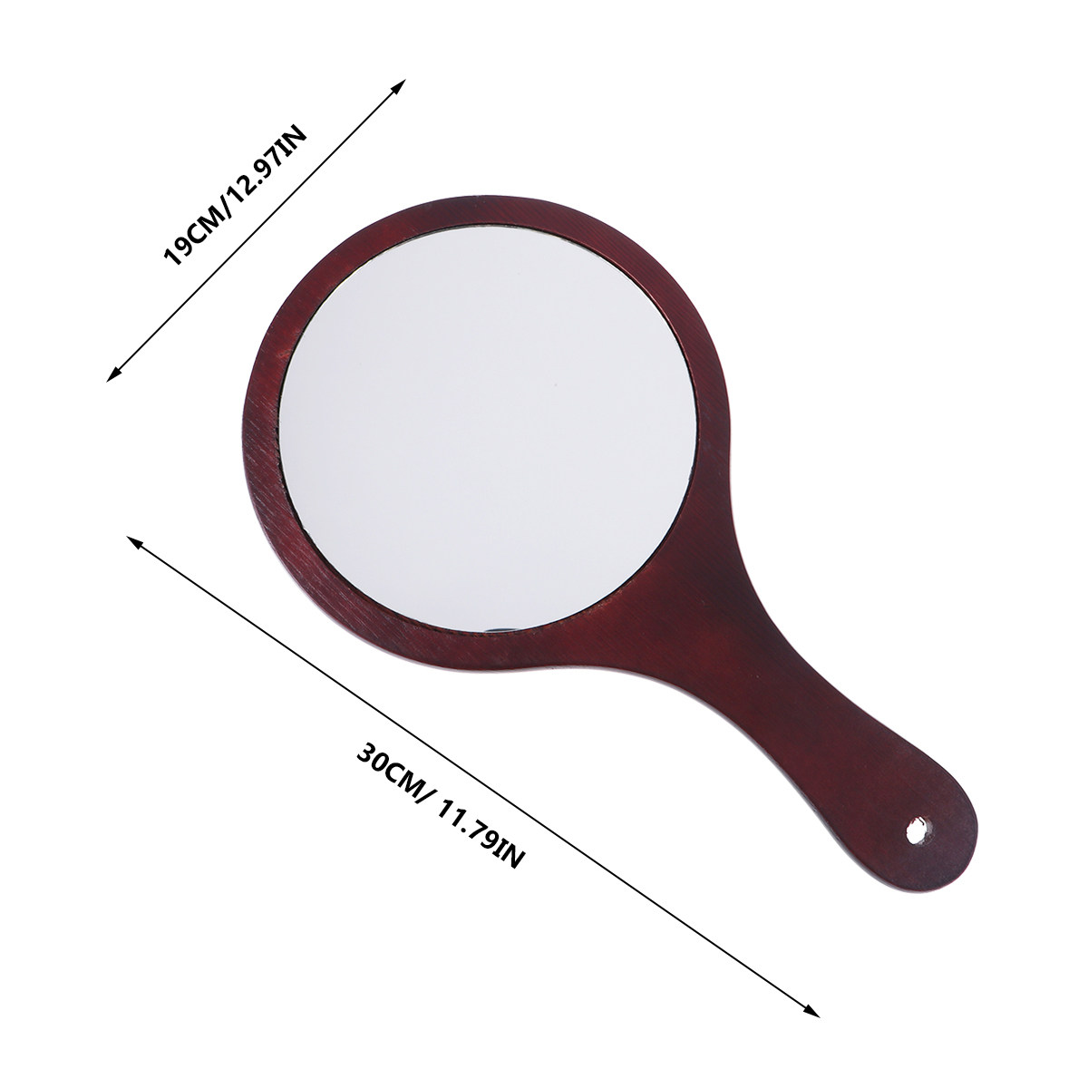 1Pcs Solid Wood Frame Handheld - Beauty No Makeup recension och pris